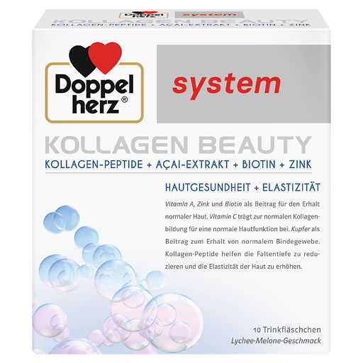 DOPPELHERZ Kollagen Beauty system Trinkfläschchen 10 St  