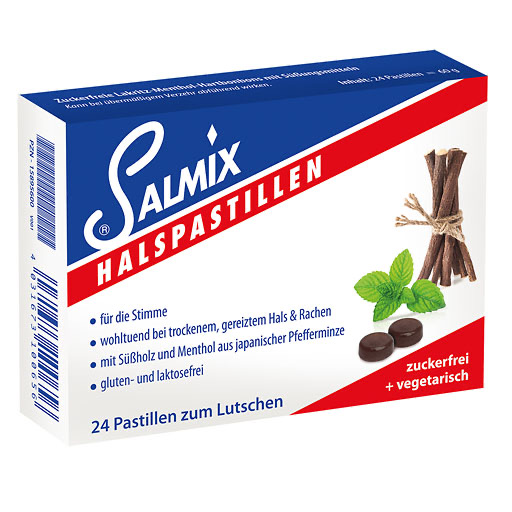 SALMIX Halspastillen zuckerfrei 24 St  
