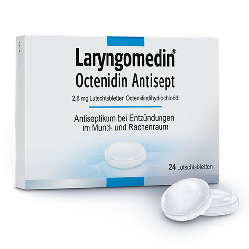 LARYNGOMEDIN Octenidin Antisept 2,6 mg Lutschtabl.* 24 St