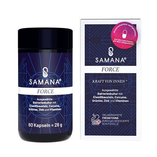 SAMANA FORCE 10in1 Kapseln mit Bakterienkultur 60 St