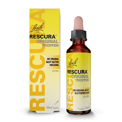 BACHBLÜTEN Original Rescura Tropfen m. Alkohol 20 ml