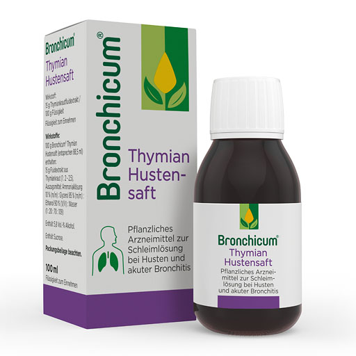 BRONCHICUM Thymian Hustensaft* 100 ml