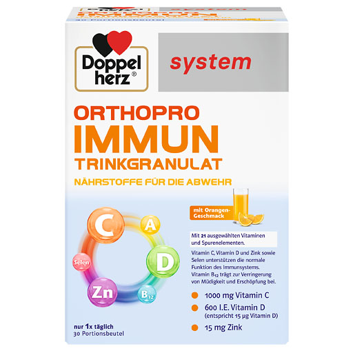 DOPPELHERZ Orthopro Immun Trinkgranulat system 30 St