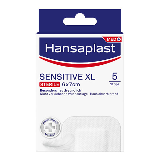 HANSAPLAST Sensitive Wundverband steril 6x7 cm 5 St