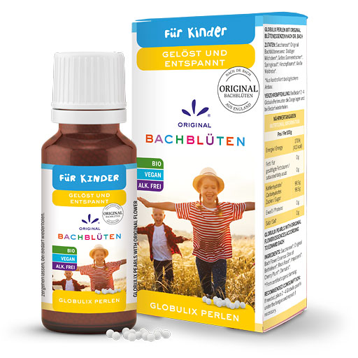 BACHBLÜTEN Kinder Globuli gelöst und entspannt 20 g