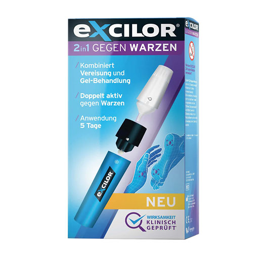 EXCILOR 2in1 gegen Warzen Kombipackung 1 P
