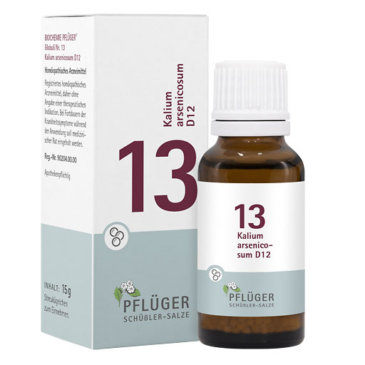 BIOCHEMIE Pflüger 13 Kalium arsenicosum D 12 Glob.* 15 g