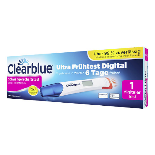 CLEARBLUE Schwangerschaftst. Ultra Frühtest digital 1 St
