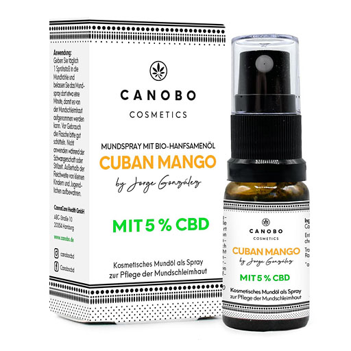 CANOBO Bio CBD 5% Cuban Mango Mundspray 10 ml