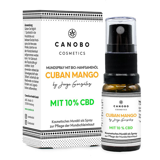 CANOBO Bio CBD 10% Cuban Mango Mundspray 10 ml