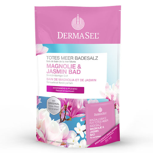 DERMASEL Totes Meer Badesalz Magnolie & Jasmin 1 P