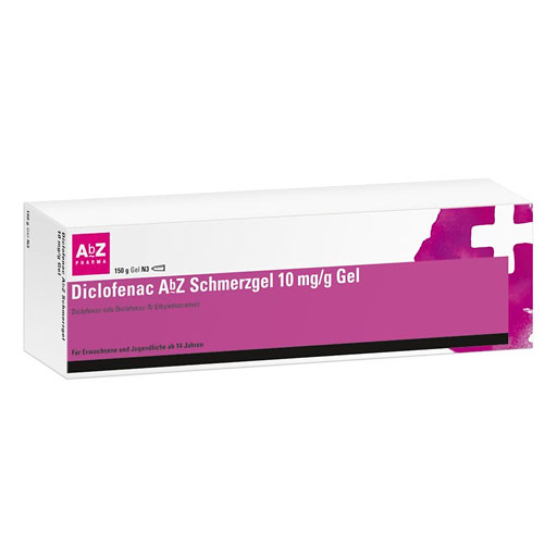 DICLOFENAC AbZ Schmerzgel 10 mg/g - für Gelenke* 150 g