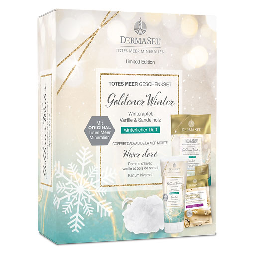 DERMASEL Totes Meer Geschenkset Goldener Winter 1 St