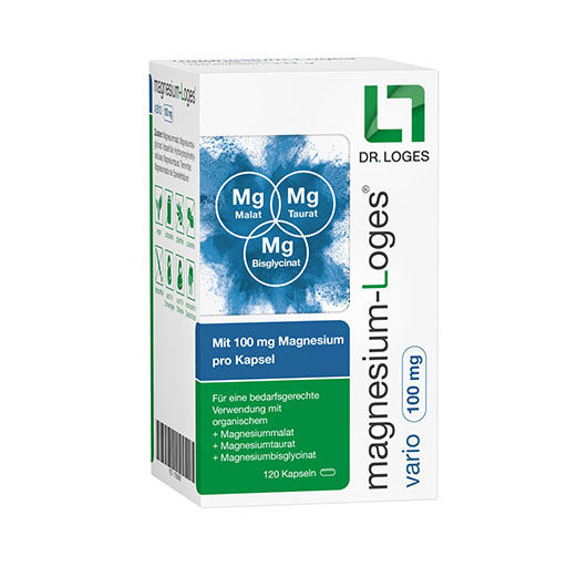 MAGNESIUM-LOGES vario 100 mg Kapseln 120 St  