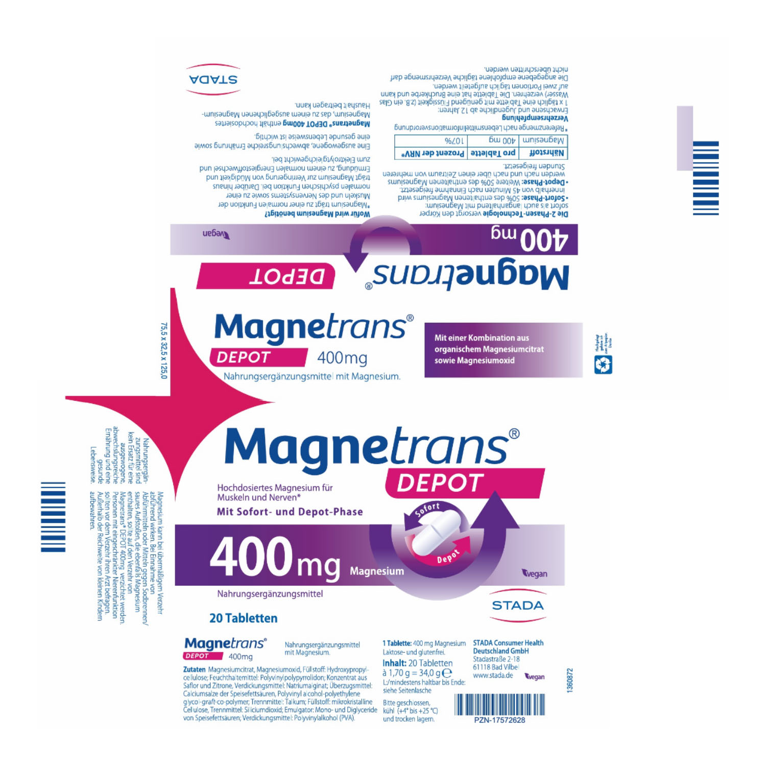 MAGNETRANS Depot 400 mg Tabletten