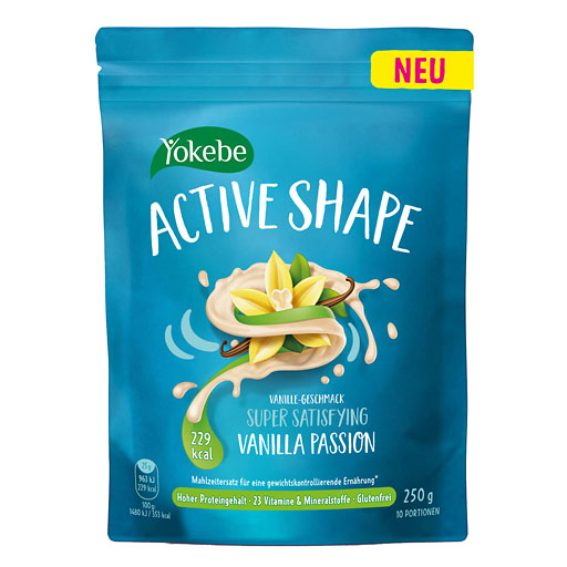 YOKEBE ACTIVE SHAPE Vanilla Passion Pulver 250 g
