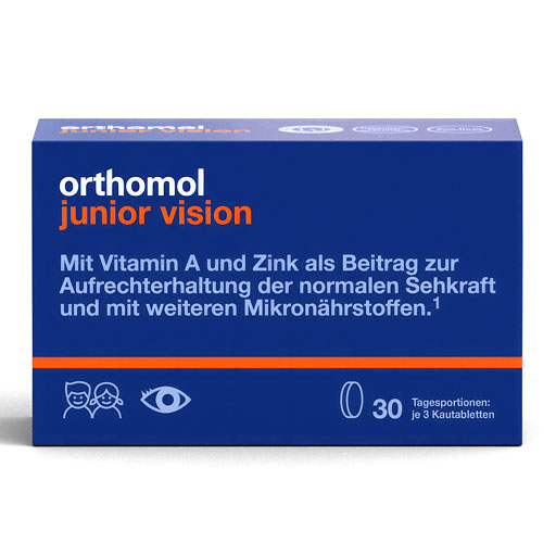ORTHOMOL Junior vision Kautabletten 30 St