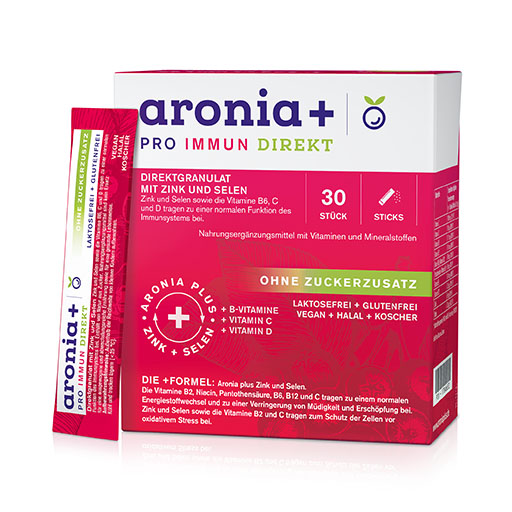 ARONIA+ PRO IMMUN direkt Granulat Sticks 30 St