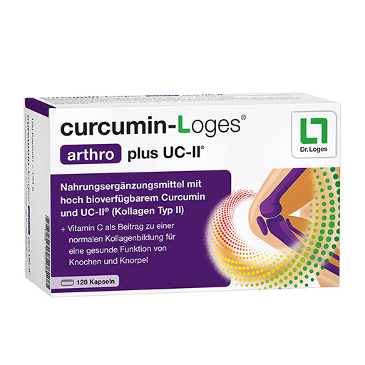 CURCUMIN-LOGES arthro plus UC-II Kapseln 120 St  