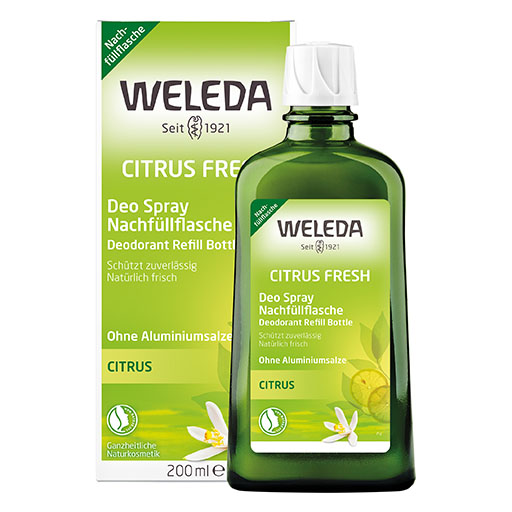 WELEDA Citrus Fresh Deo Spray Nachfüllflasche 200 ml