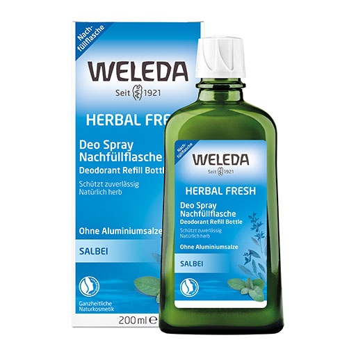 WELEDA Herbal Fresh Deo Spray Salbei Nachfüllfla. 200 ml