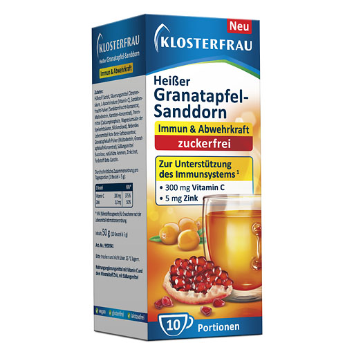 KLOSTERFRAU heißer Granatapfel-Sanddorn zf Gran. 10 St  