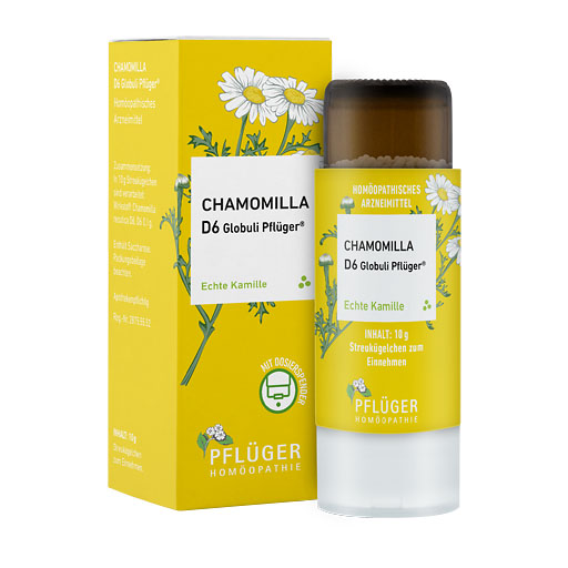 CHAMOMILLA D 6 Globuli Pflüger Dosierspender* 10 g