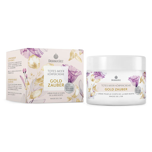 DERMASEL Totes Meer Körpercreme Gold Zauber 200 ml