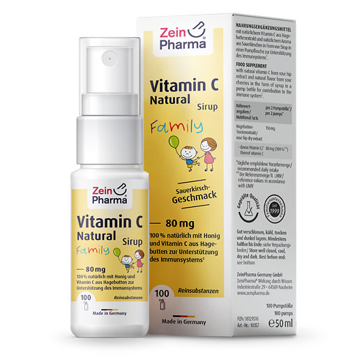 VITAMIN C NATURAL 80 mg Family Sirup 50 ml