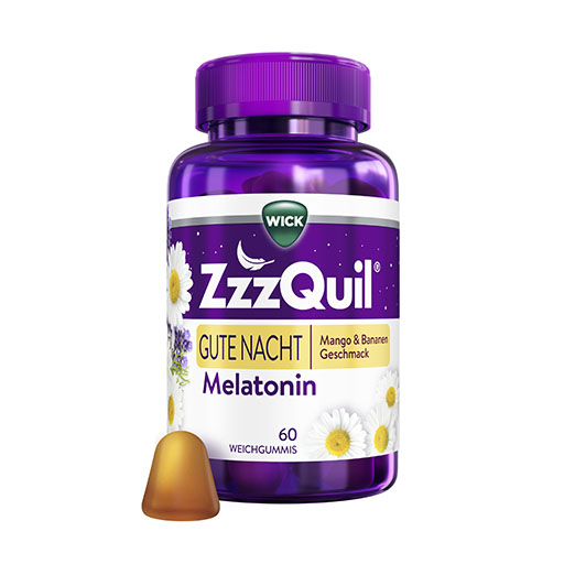 WICK ZzzQuil Gute Nacht Mango & Banane 60 St  