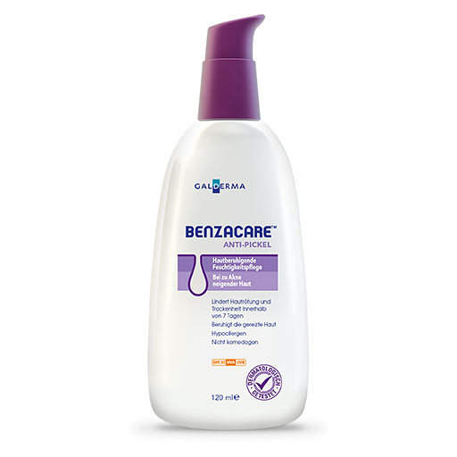BENZACARE Anti-Pickel Feuchtigkeitspflege SPF 30 120 ml