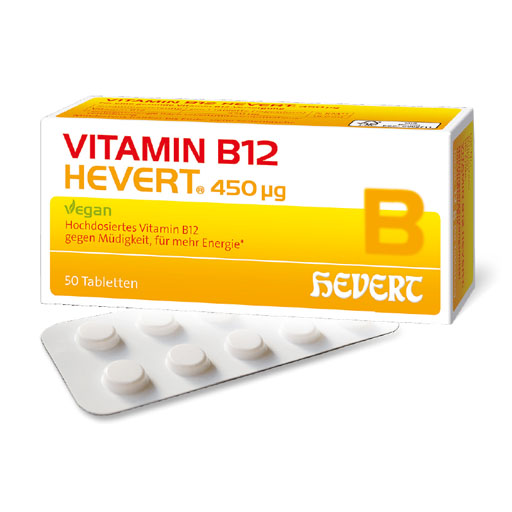 VITAMIN B12 HEVERT 450 μg Tabletten 50 St  