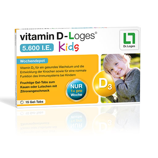 VITAMIN D-LOGES 5.600 I. E. Kids Kautabletten 15 St
