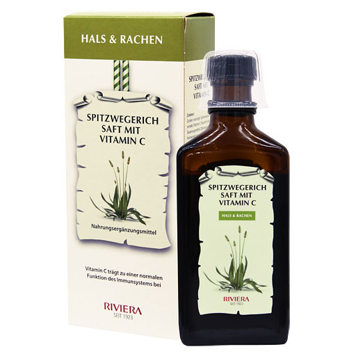 RIVIERA Spitzwegerich Saft mit Vitamin C 250 ml