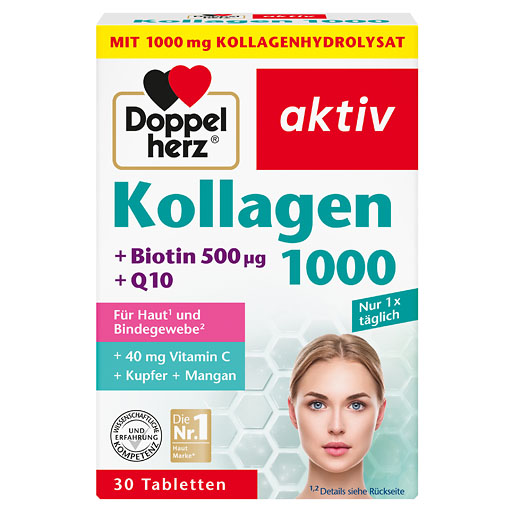 DOPPELHERZ Kollagen 1000 Tabletten 30 St  