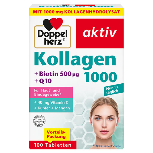 DOPPELHERZ Kollagen 1000 Tabletten 100 St  