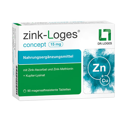 ZINK-LOGES concept 15 mg magensaftres. Tabletten 90 St
