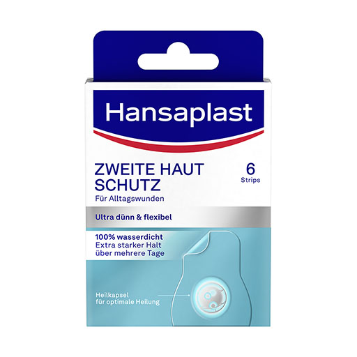 HANSAPLAST Zweite Haut Schutz Pflaster 6 St