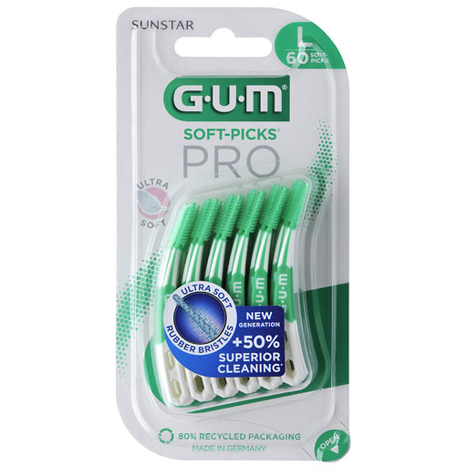 GUM SOFT-PICKS PRO large 60 St