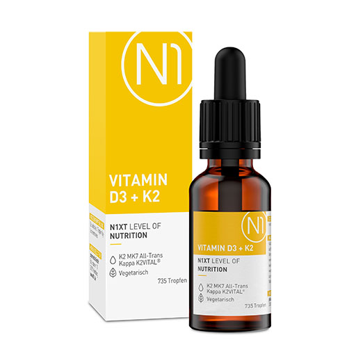 N1 Vitamin D3+K2 Tropfen 20 ml