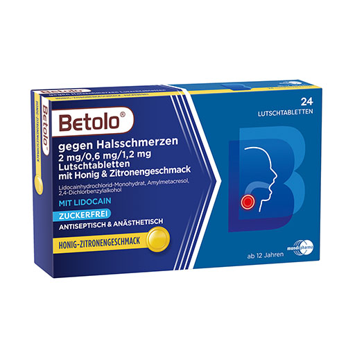 BETOLO gegen Halsschm.2/0.6/1,2 mg Lut.-Tab. Hon-Zi* 24 St