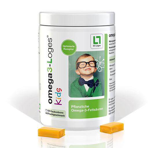 OMEGA3-LOGES Kids Lutsch- u. Kaubonb. Fruchtgeschm. 120 St  