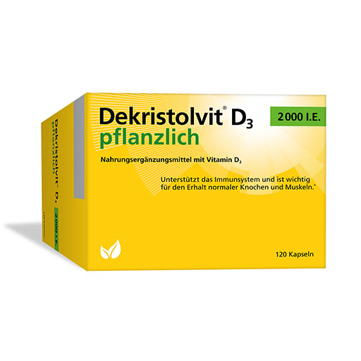 DEKRISTOLVIT D3 2000 I. E. pflanzlich Kapseln 120 St