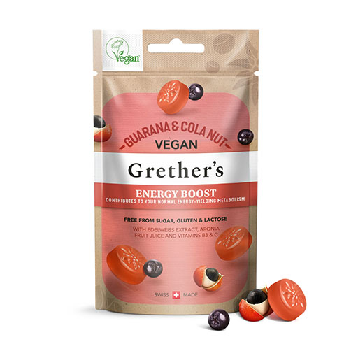 GRETHERS vegan Energy Boost Guarana & Cola nut 45 g