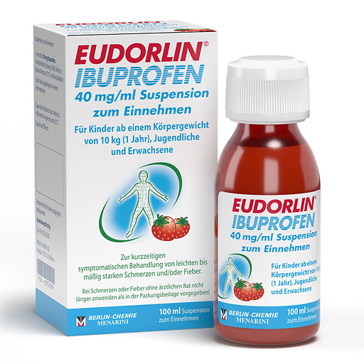 EUDORLIN Fiebersaft Ibuprofen 40 mg/ml Suspension z. Einnehmen* 100 ml