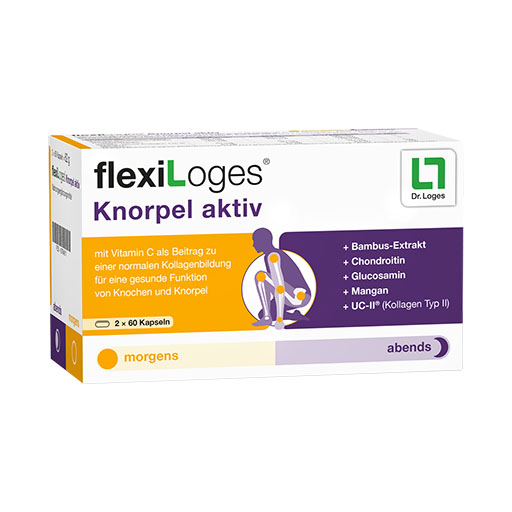 FLEXILOGES Knorpel aktiv Kapseln 120 St