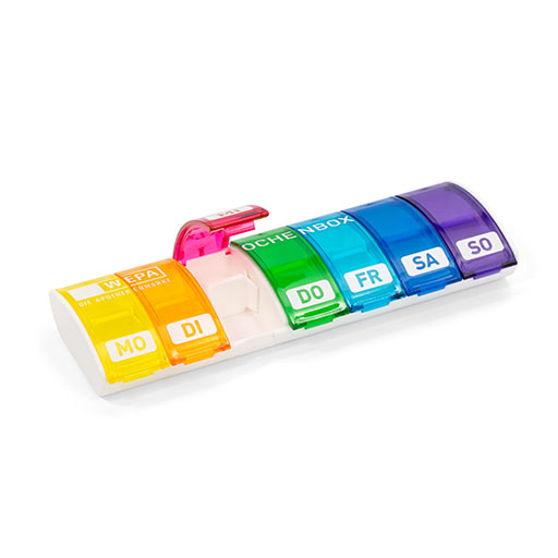 WEPA 1x7 Wochenbox UV-Schutz+ Regenbogen 1 St