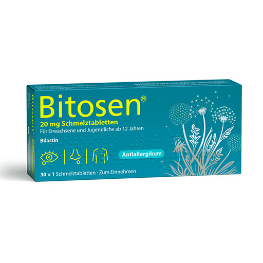 BITOSEN 20 mg Allergie- & Heuschnupfen-Schmelztabletten* 30 St