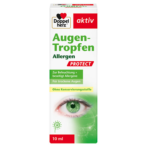 DOPPELHERZ Augen-Tropfen Allergen PROTECT 10 ml