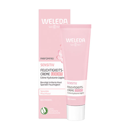 WELEDA Sensitiv Feuchtigkeitscreme leicht Mandel 30 ml